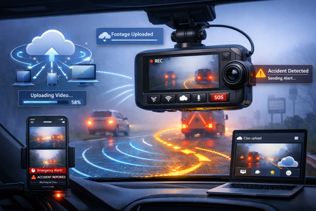 Smart Dashcams with Cloud Sharing
